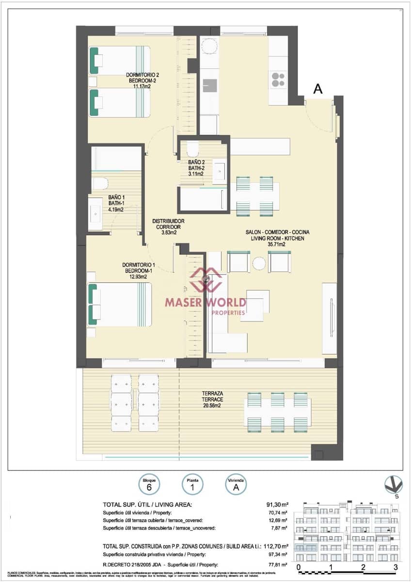 2 soverom Leilighet til salgs i Casares med svømmebasseng - € 470 000 (Ref: 9192235)
