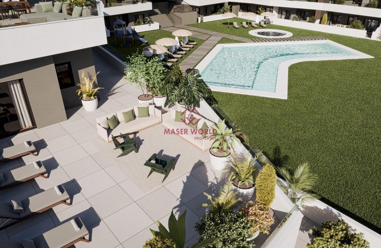 3 soverom Penthouse til salgs i San Miguel de Salinas med svømmebasseng - € 329 990 (Ref: 9192242)