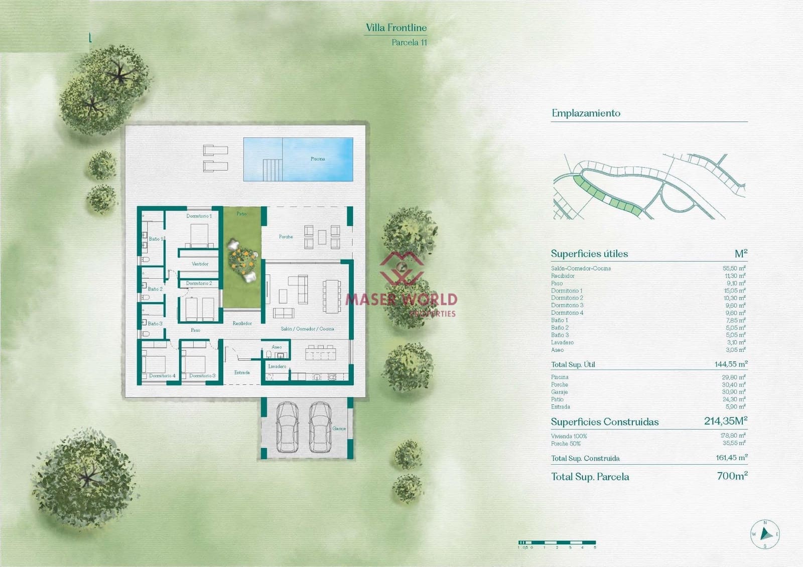 4 soverom Villa til salgs i Fuente Alamo de Murcia med svømmebasseng - € 552 000 (Ref: 9192245)