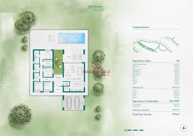 4 sypialnia Willa na sprzedaż w Fuente Alamo de Murcia z basenem - 552 000 € (Ref: 9192245)