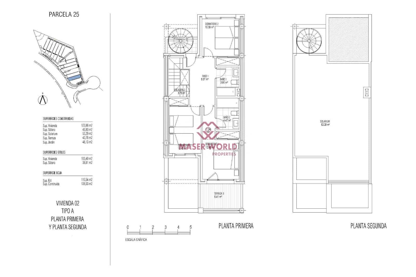 3 soverom Rekkehus til salgs i Manilva med svømmebasseng garasje - € 595 000 (Ref: 9193697)