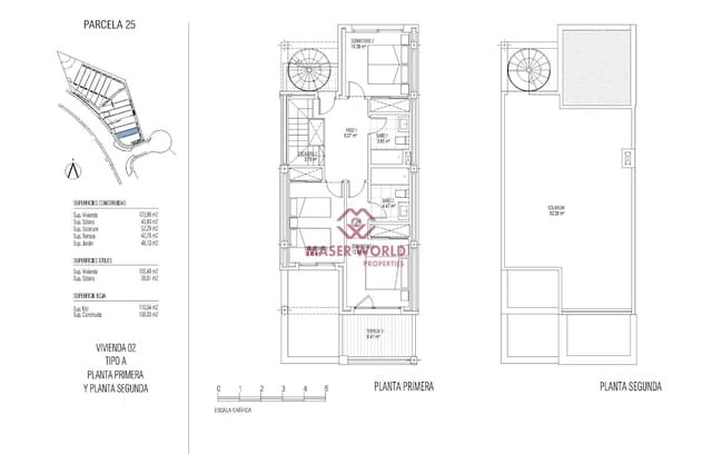 3 soverom Rekkehus til salgs i Manilva med svømmebasseng garasje - € 595 000 (Ref: 9193697)