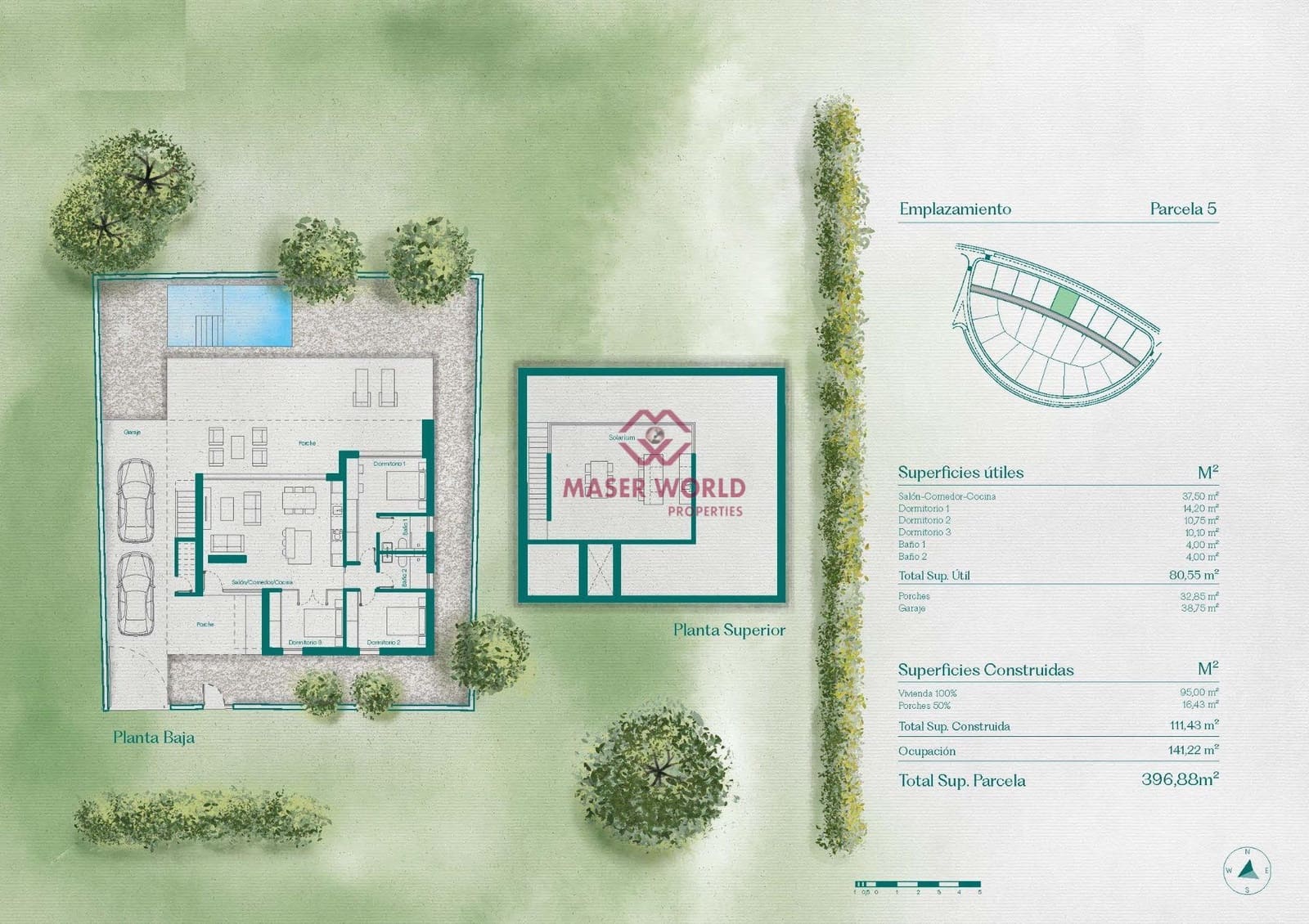 3 sypialnia Willa na sprzedaż w Hacienda del Alamo z basenem - 335 000 € (Ref: 9200384)