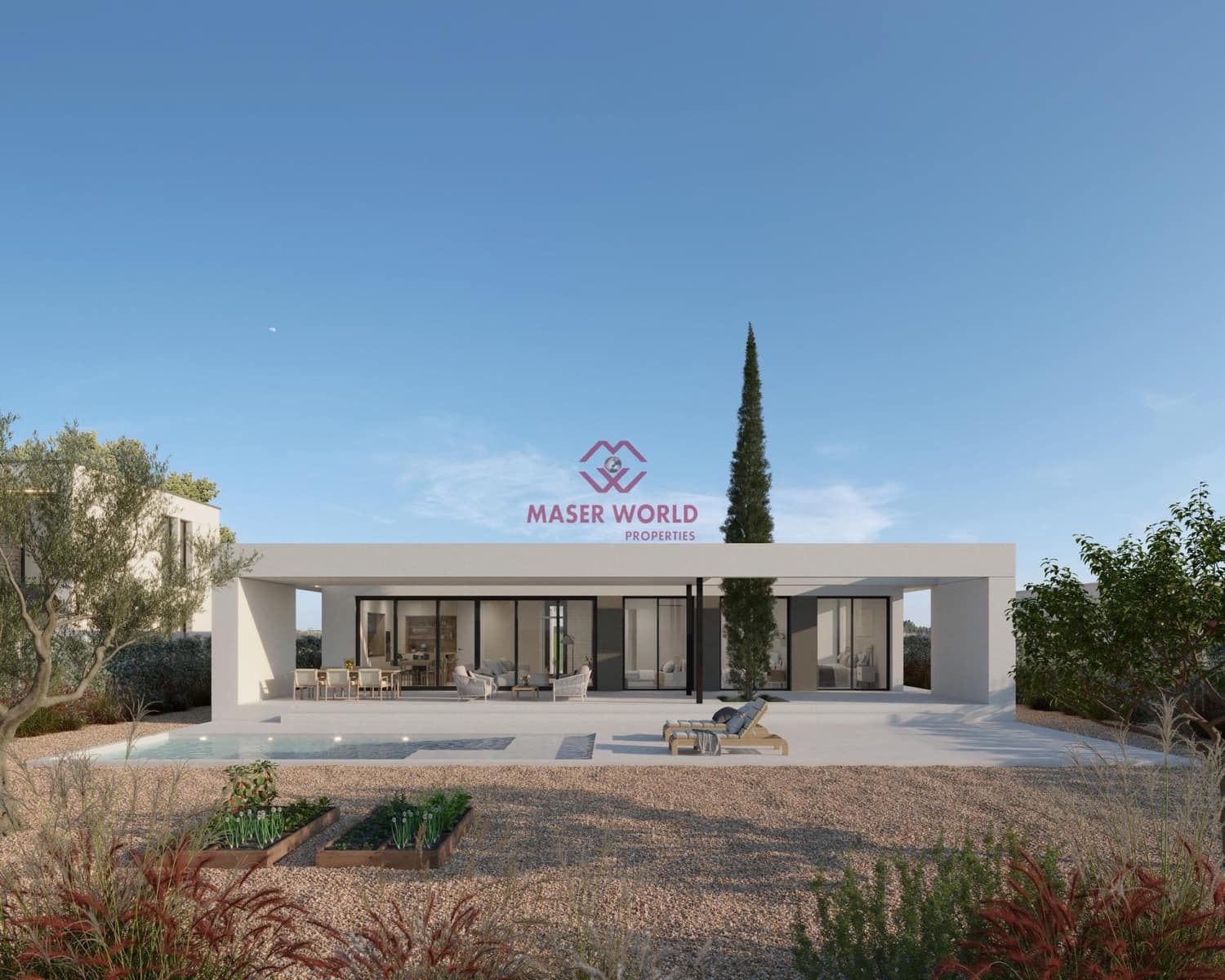Chalet de 3 habitaciones en Fuente Alamo de Murcia en venta con piscina - 509.960 € (Ref: 9200385)