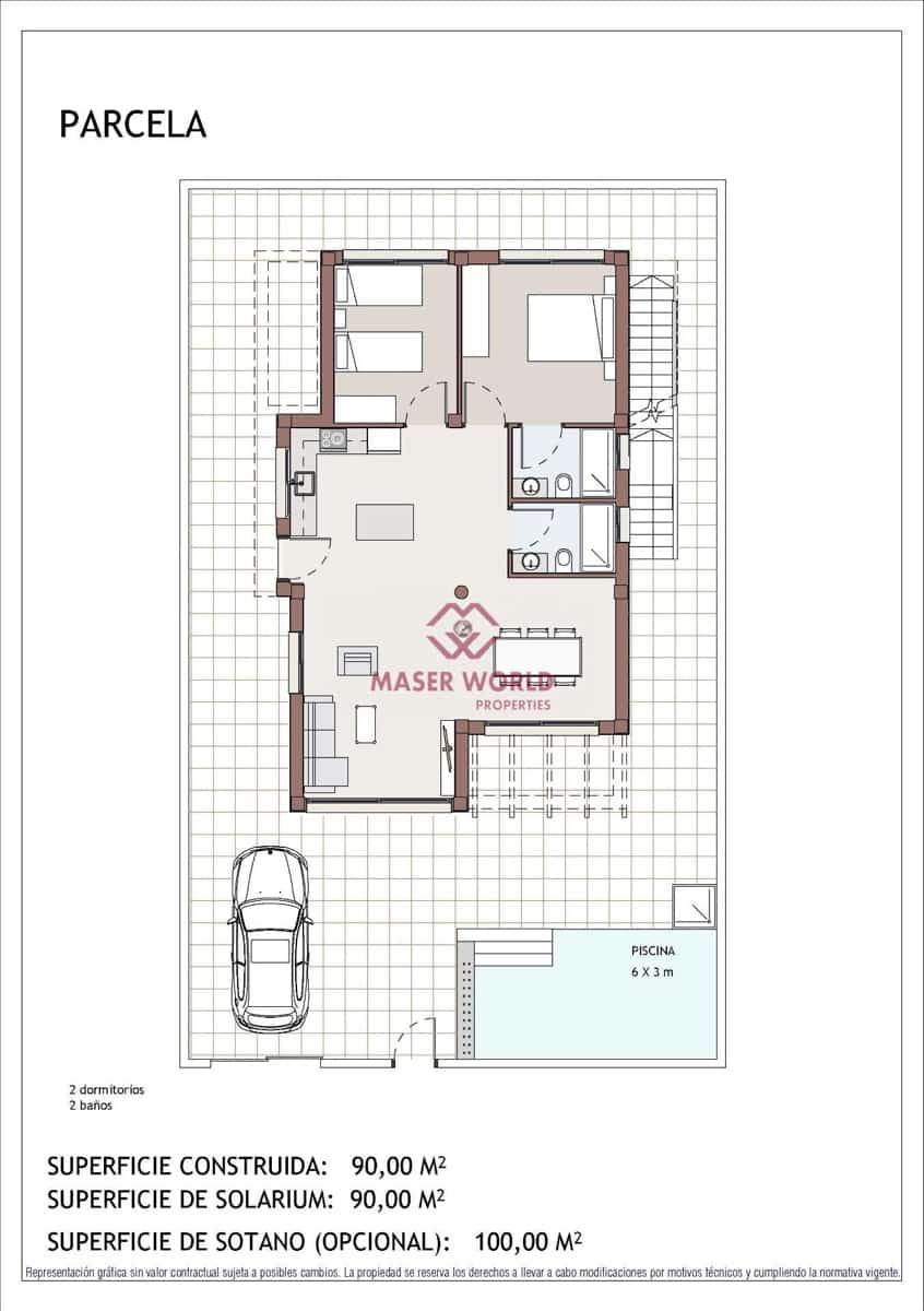 2 sypialnia Willa na sprzedaż w Vera z basenem - 539 000 € (Ref: 9243289)