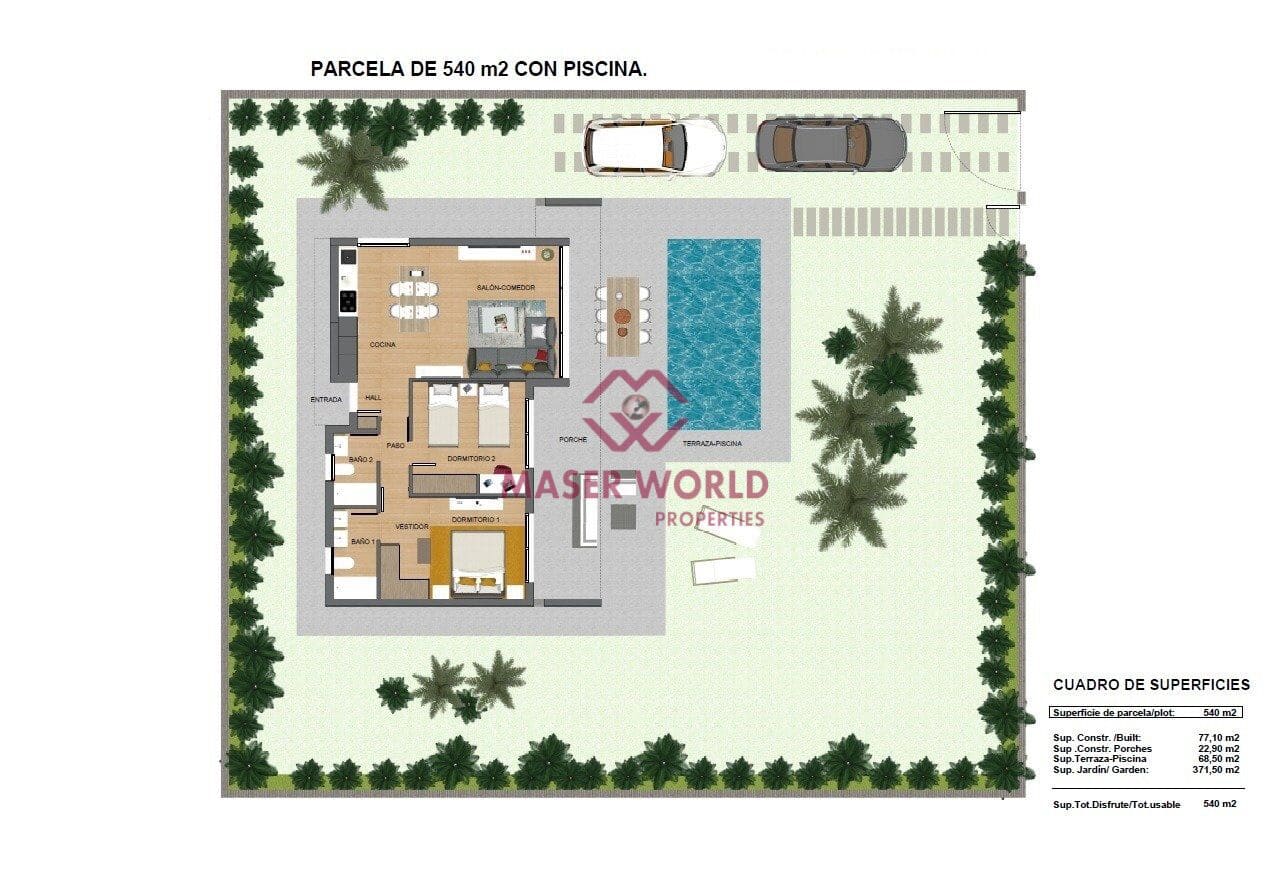 2 Zimmer Villa zu verkaufen in Calasparra mit Pool - 305.000 € (Ref: 9247177)