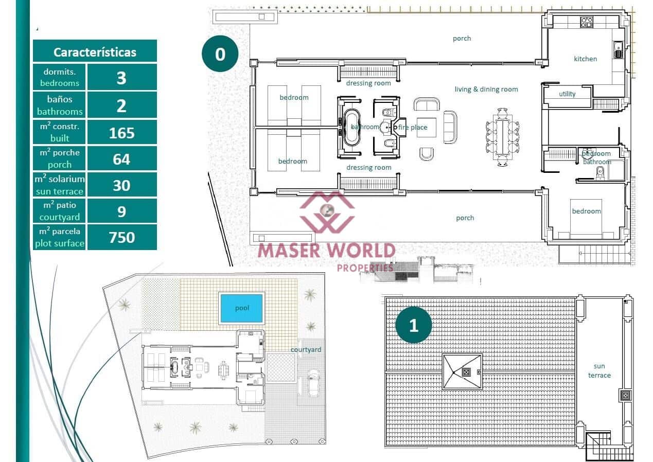 3 chambre Villa/Maison à vendre à Sucina avec piscine - 660 000 € (Ref: 9252320)