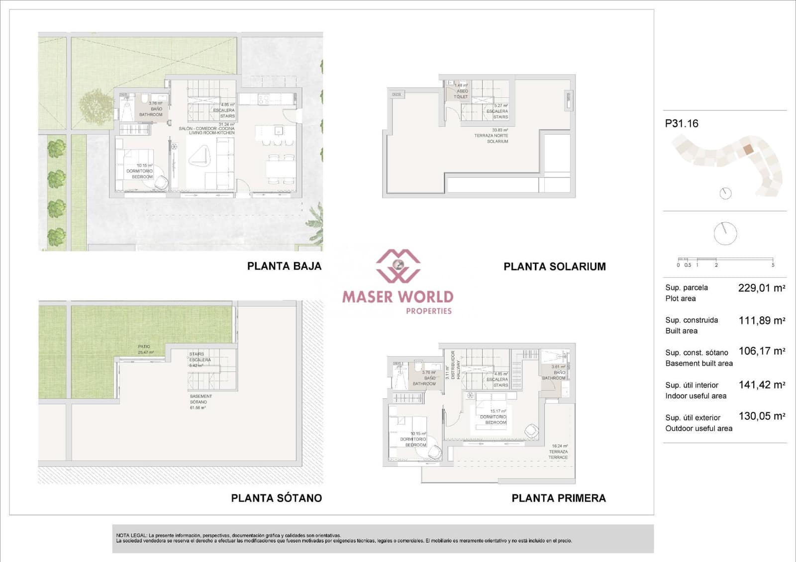 3 bedroom Villa for sale in Torre-Pacheco with pool - € 695,000 (Ref: 9252322)