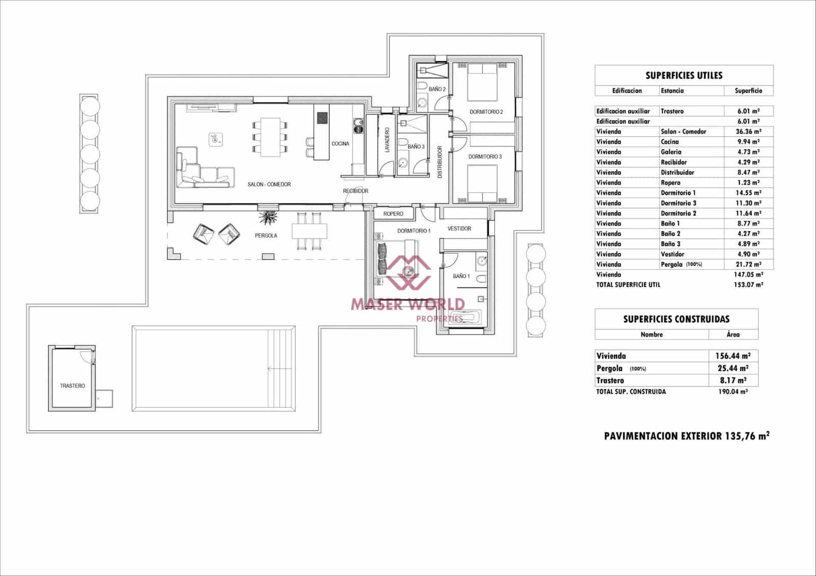 3 slaapkamer Villa te koop in Aspe met zwembad - € 443.500 (Ref: 9252325)