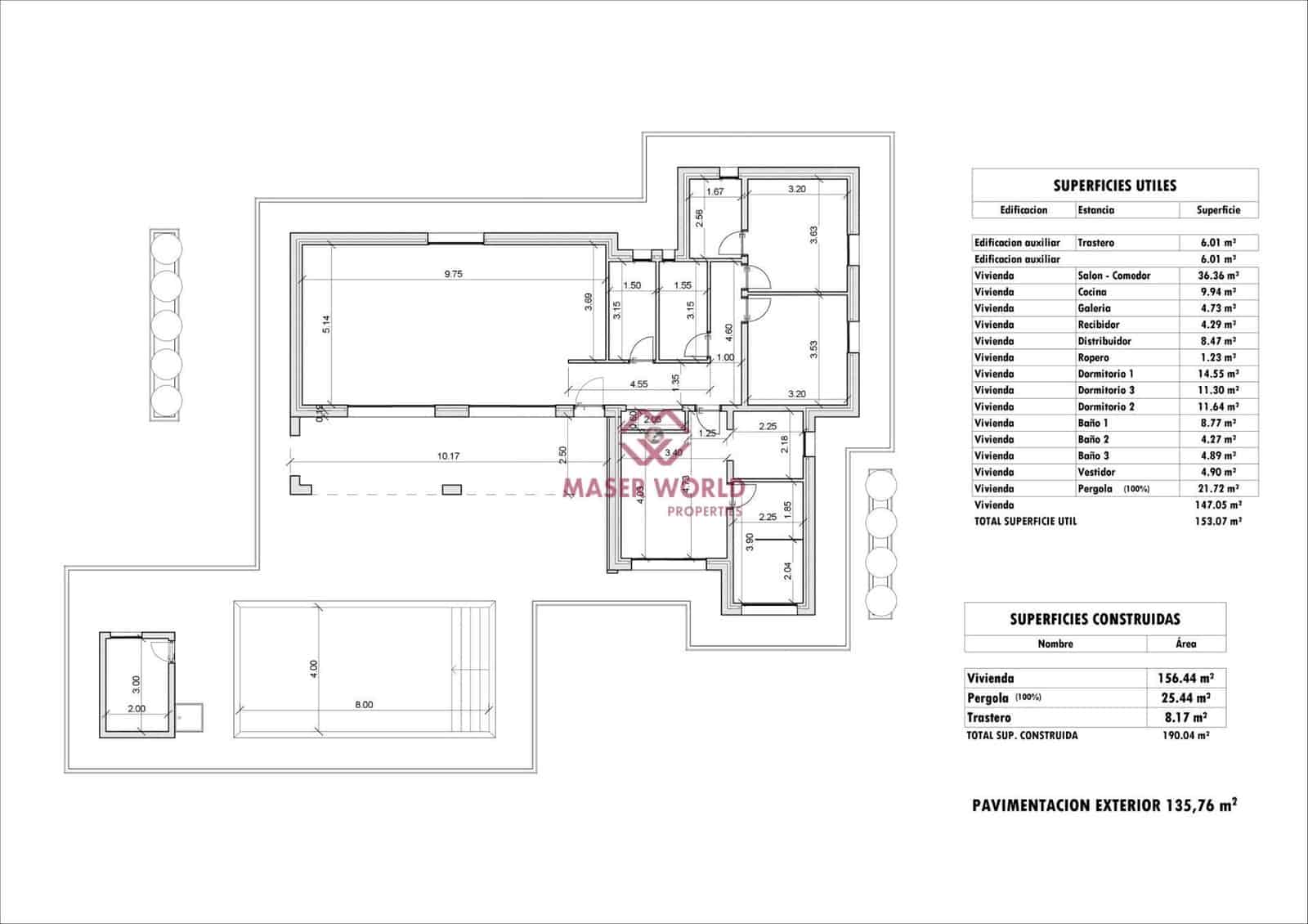 3 slaapkamer Villa te koop in Aspe met zwembad - € 443.500 (Ref: 9252325)