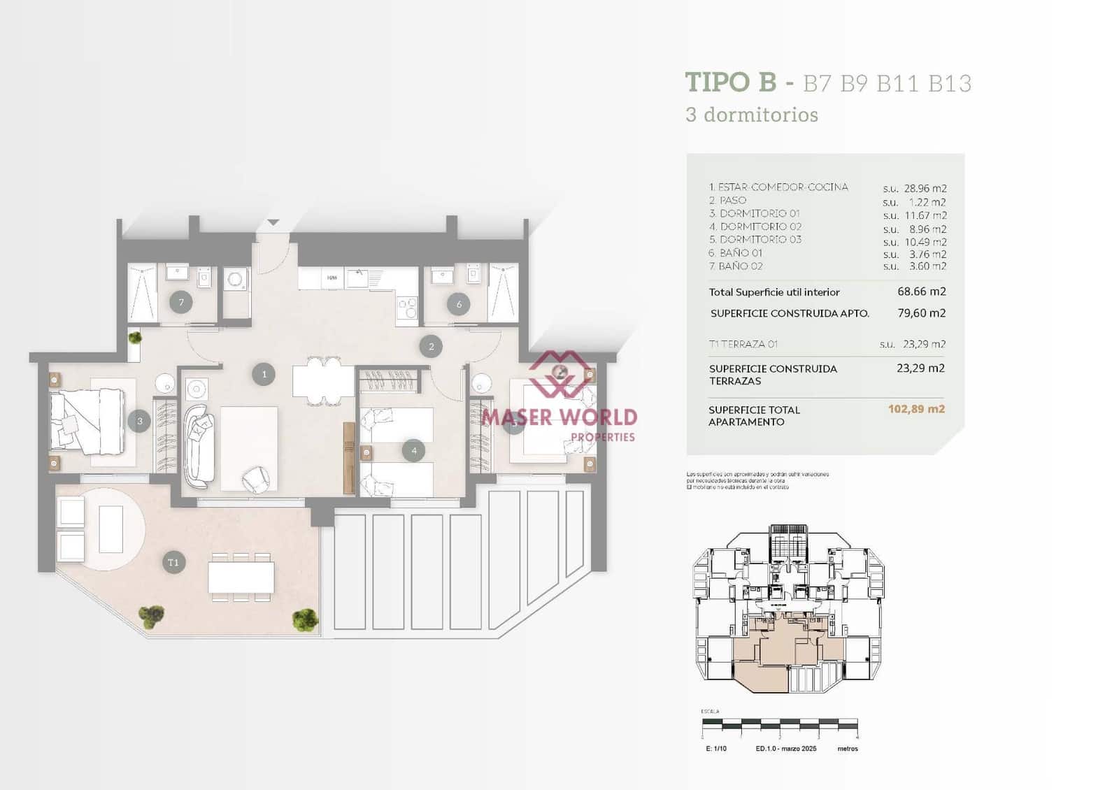 3 soverom Leilighet til salgs i Calpe / Calp med svømmebasseng - € 476 000 (Ref: 9252326)