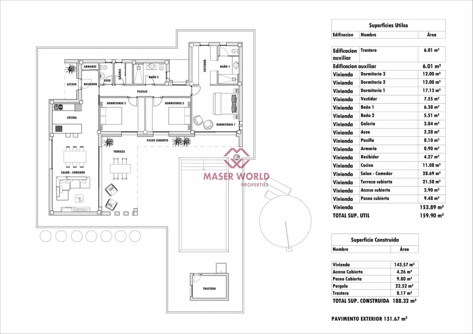 3 soverom Villa til salgs i Aspe med svømmebasseng - € 441 500 (Ref: 9252327)
