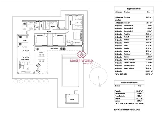3 chambre Villa/Maison à vendre à Aspe avec piscine - 441 500 € (Ref: 9252327)
