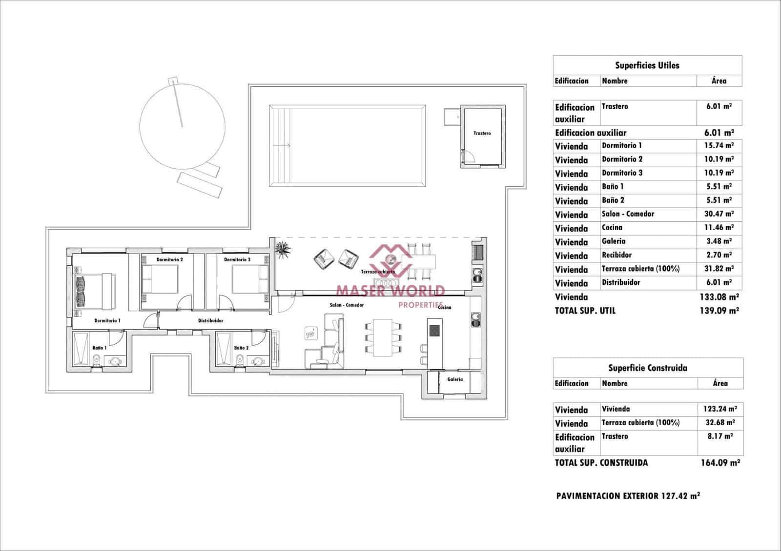 3 sypialnia Willa na sprzedaż w Aspe z basenem - 403 500 € (Ref: 9252330)