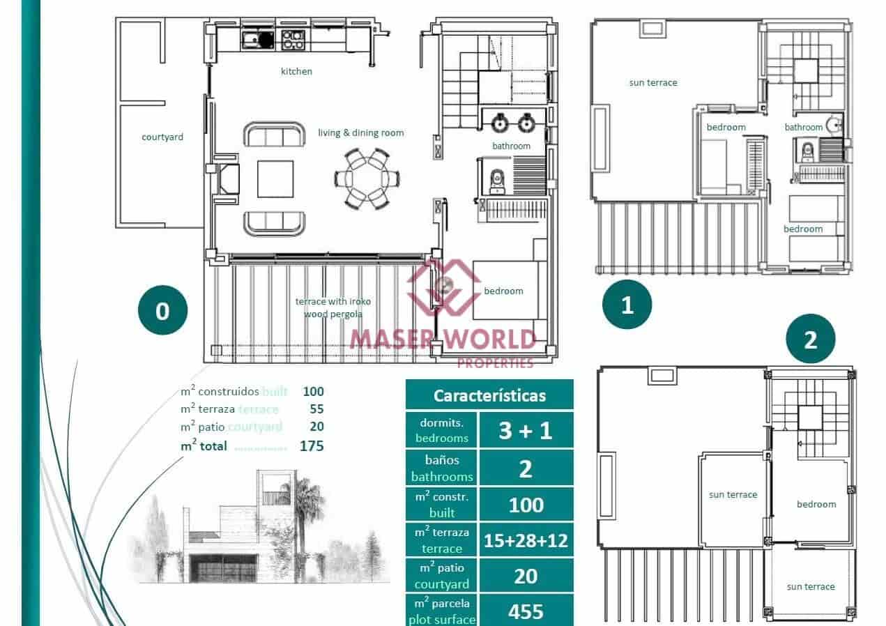 4 sovrum Villa till salu i Sucina med pool - 375 000 € (Ref: 9252334)