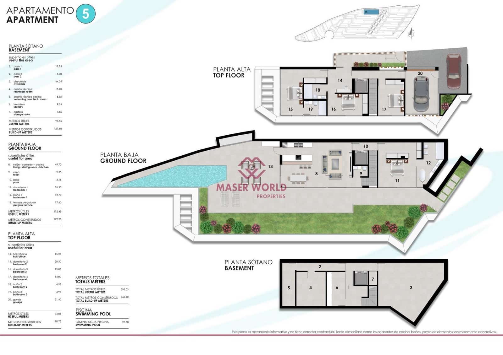 4 soverom Penthouse til salgs i Calpe / Calp med svømmebasseng garasje - € 2 150 000 (Ref: 9252353)