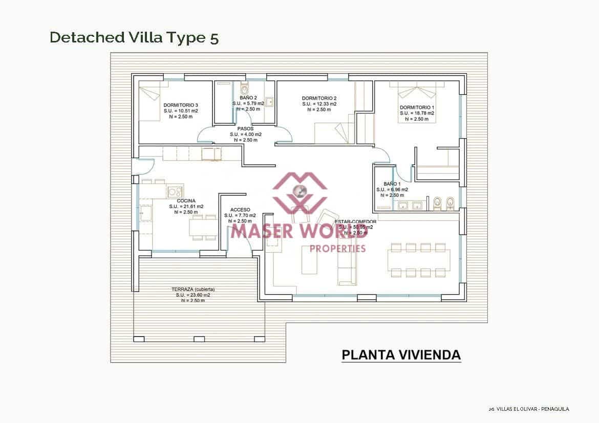 3 sypialnia Willa na sprzedaż w Penaguila - 429 000 € (Ref: 9252360)