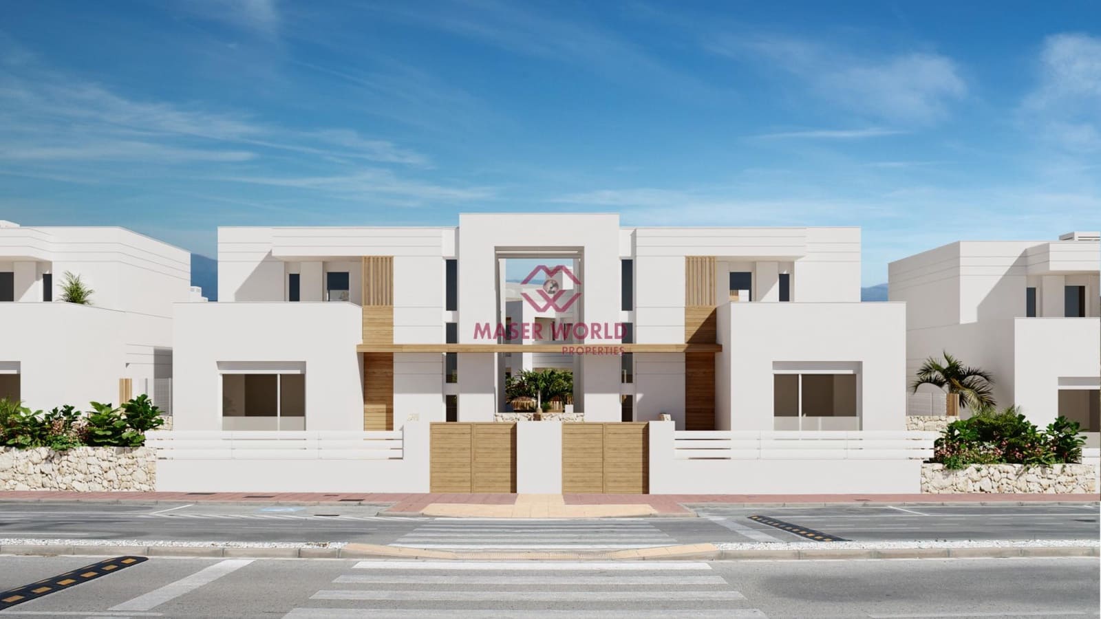 2 sovrum Bungalow till salu i San Juan de los Terreros med pool garage - 385 000 € (Ref: 9264410)