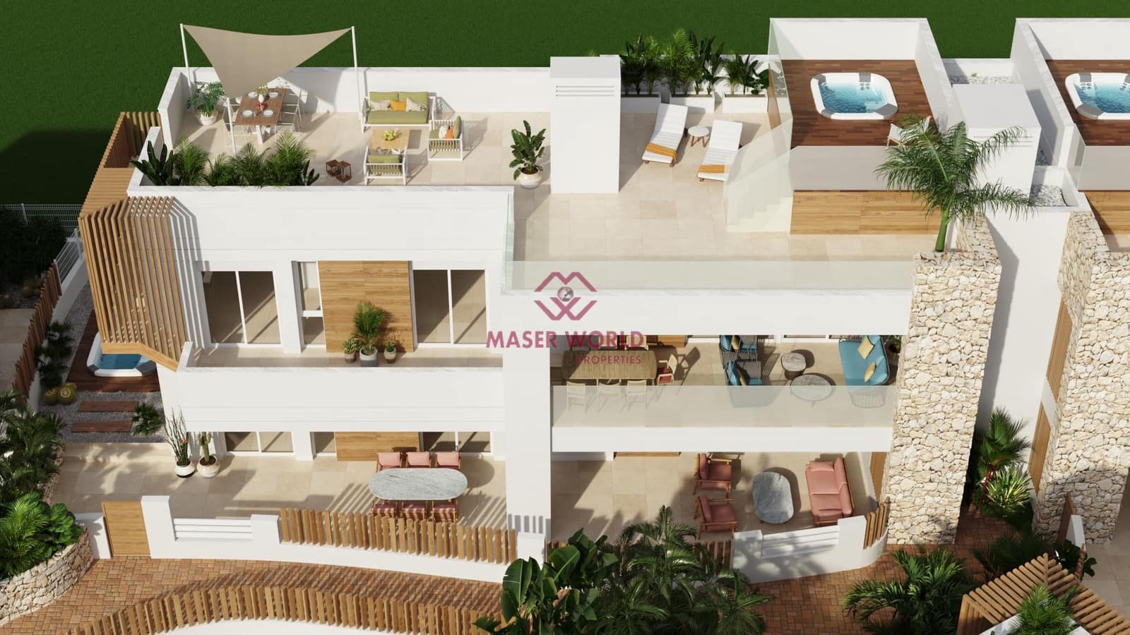 2 sovrum Bungalow till salu i San Juan de los Terreros med pool garage - 385 000 € (Ref: 9264410)