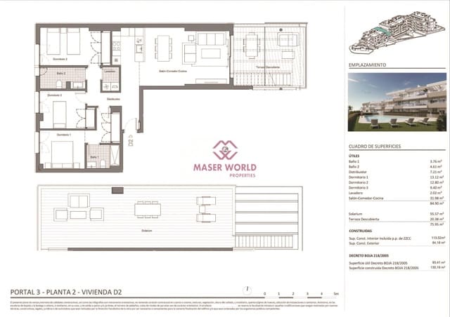 3 sovrum Takvåning till salu i Centro, Estepona med pool - 549 000 € (Ref: 9294487)