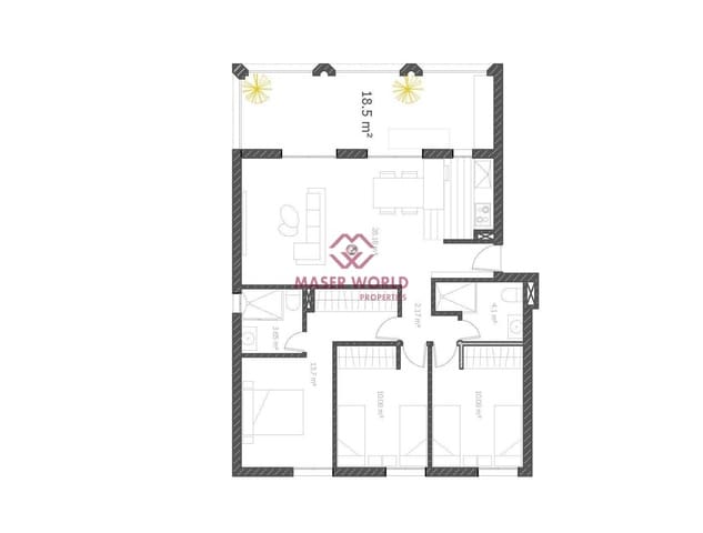 3 sypialnia Apartament na sprzedaż w La Villajoyosa / Vila Joiosa z basenem - 525 000 € (Ref: 9337945)