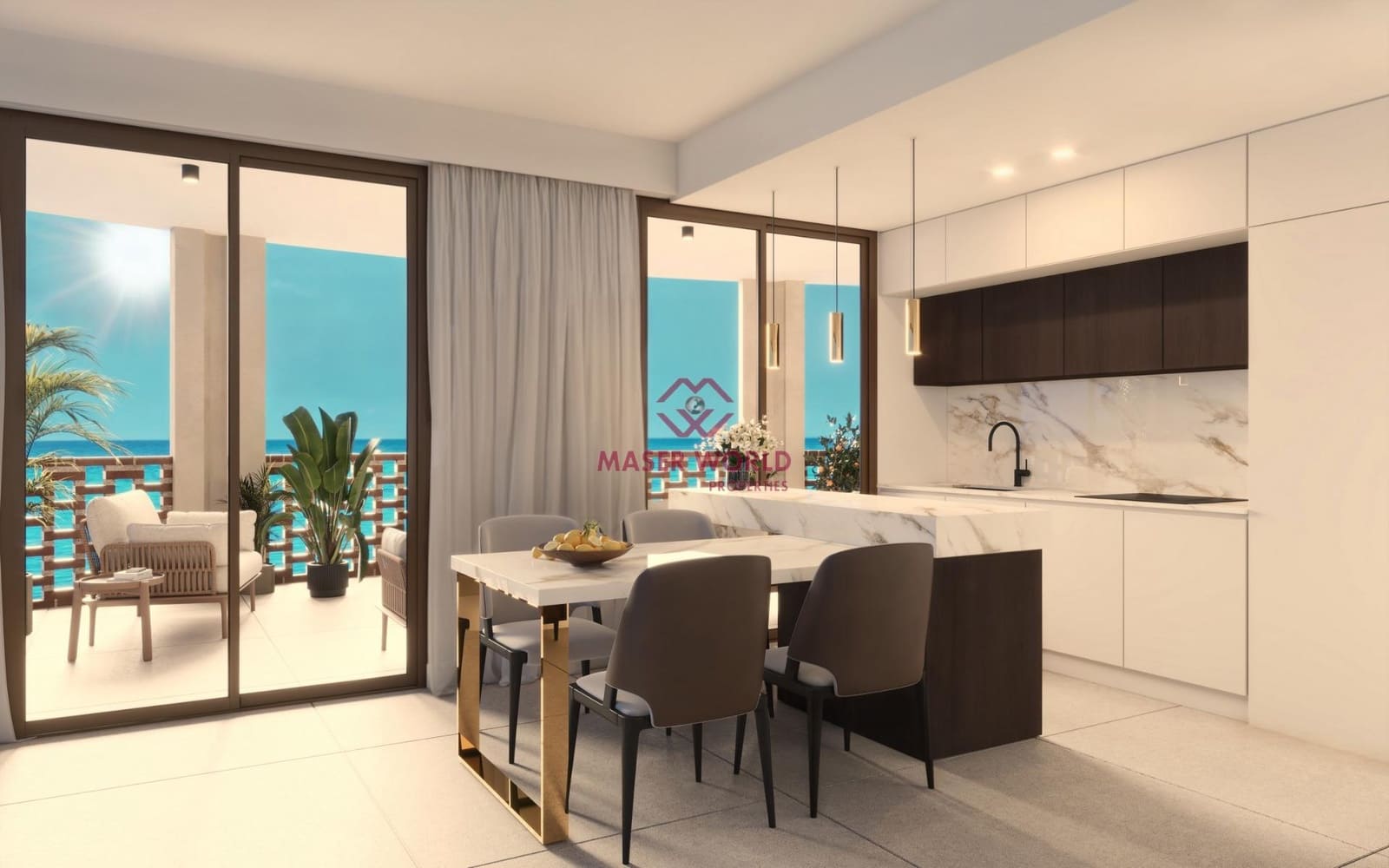 3 sypialnia Apartament na sprzedaż w La Villajoyosa / Vila Joiosa z basenem - 525 000 € (Ref: 9337945)