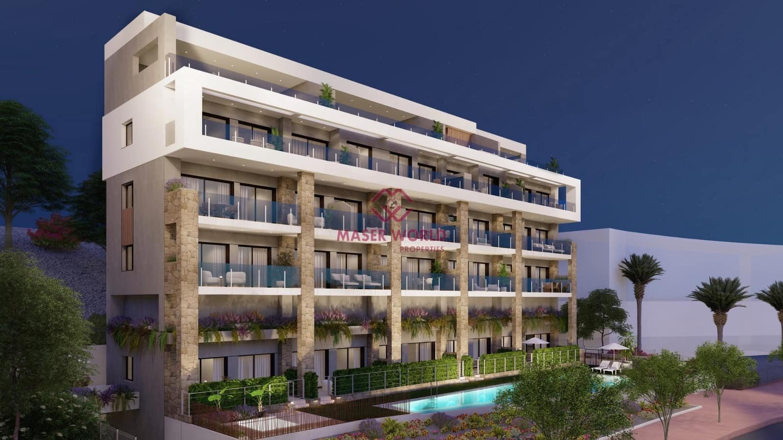 1 bedroom Apartment for sale in La Villajoyosa / Vila Joiosa with pool - € 433,000 (Ref: 9337950)