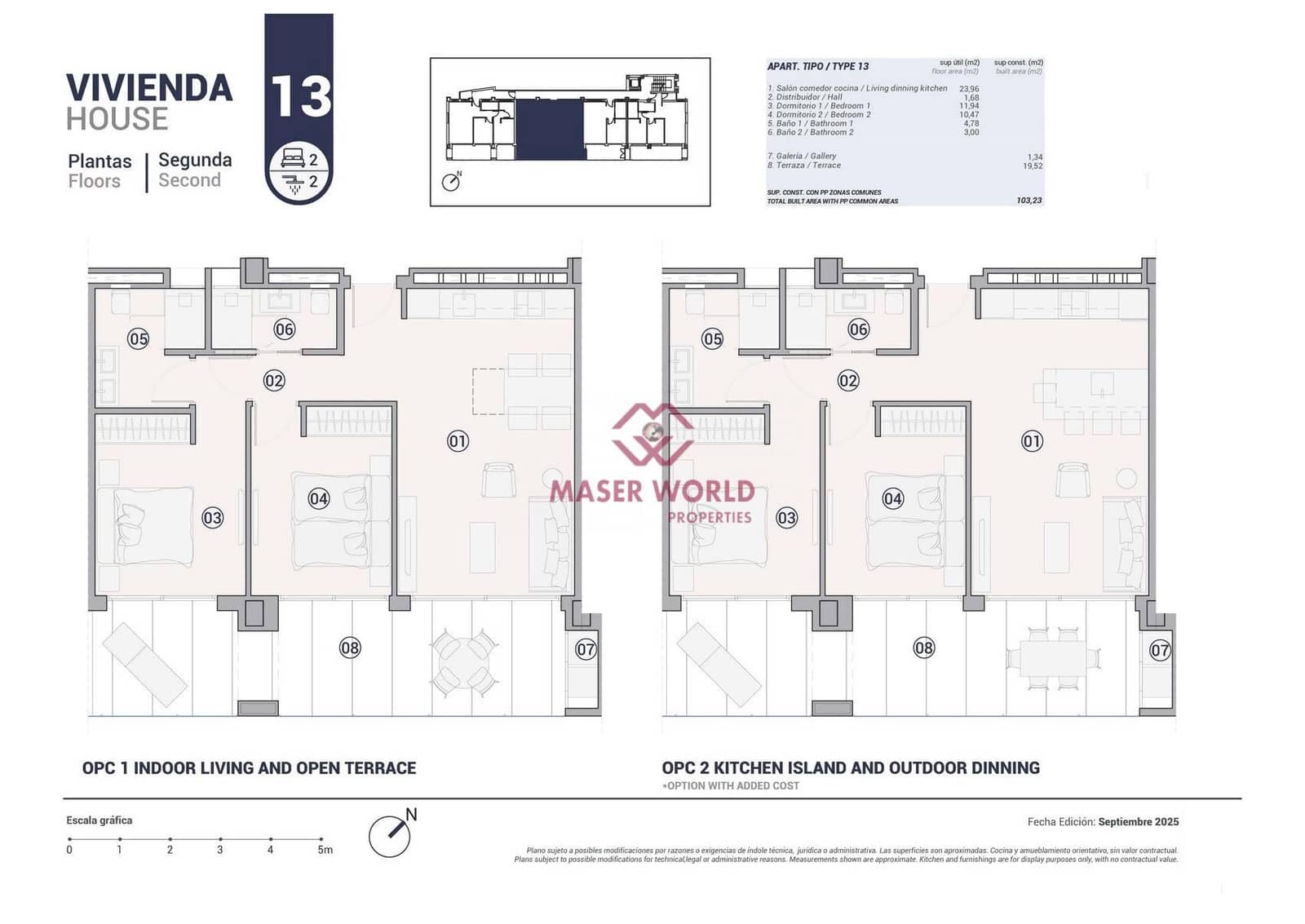 2 sovrum Lägenhet till salu i La Villajoyosa / Vila Joiosa med pool - 723 000 € (Ref: 9337951)