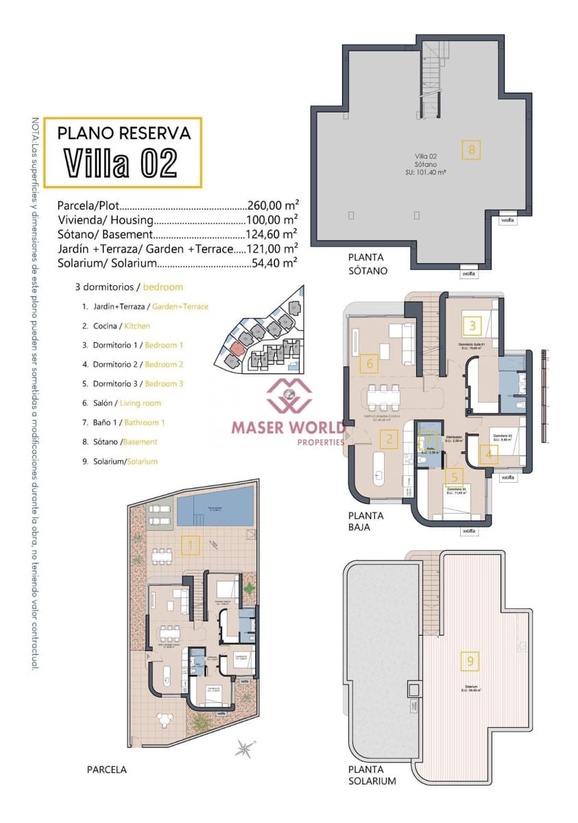 3 soverom Villa til salgs i Los Alcazares med svømmebasseng - € 589 900 (Ref: 9343275)