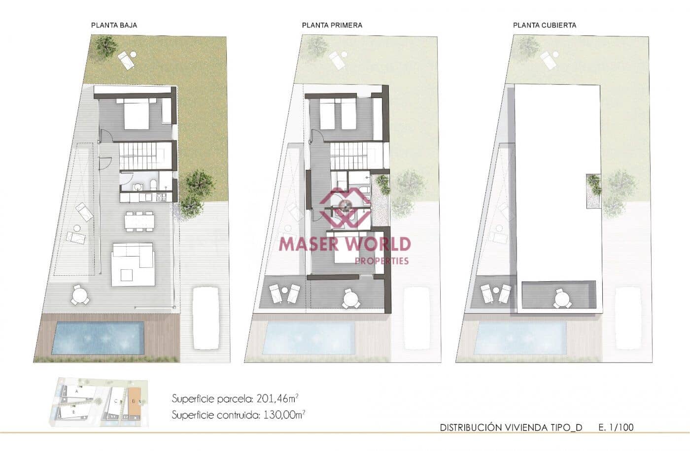 3 sovrum Villa till salu i Torre de la Horadada med pool - 628 000 € (Ref: 9347234)