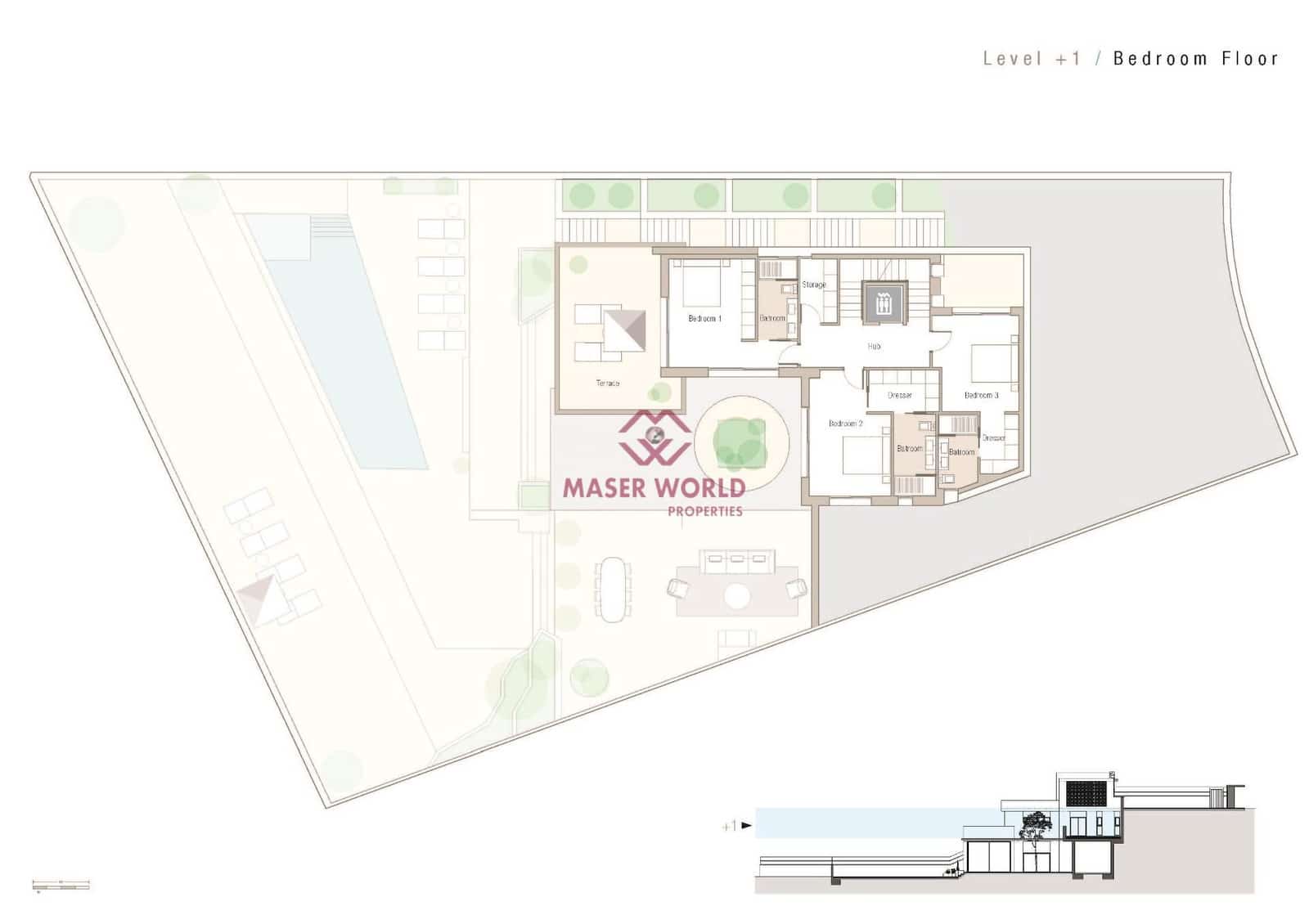 4 makuuhuone Huvila myytävänä paikassa San Fulgencio mukana uima-altaan - 1 325 000 € (Ref: 9347246)