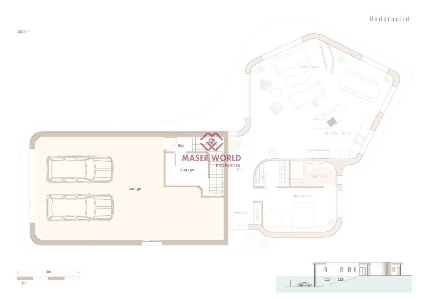 4 makuuhuone Huvila myytävänä paikassa San Fulgencio mukana uima-altaan 
autotalli - 1 187 000 € (Ref: 9347247)