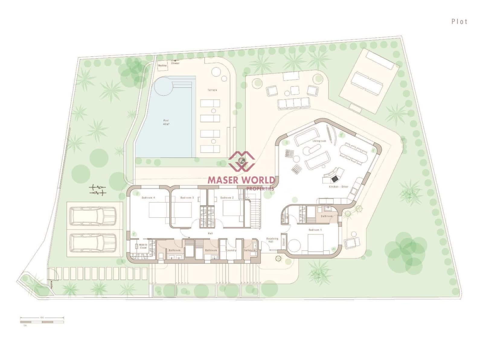 4 makuuhuone Huvila myytävänä paikassa San Fulgencio mukana uima-altaan 
autotalli - 1 187 000 € (Ref: 9347247)