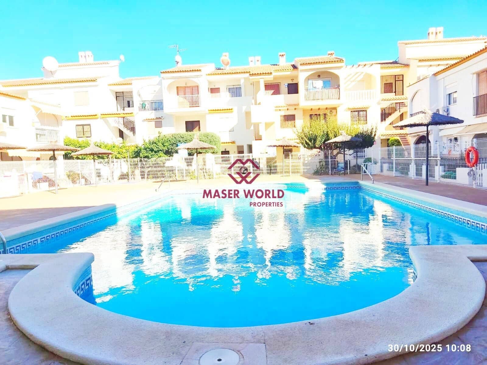 1 bedroom Apartment for sale in Puerto de Mazarron with pool - € 114,900 (Ref: 9355785)