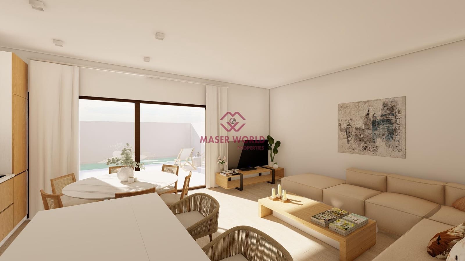 3 sovrum Radhus till salu i San Javier med pool - 287 900 € (Ref: 9362565)