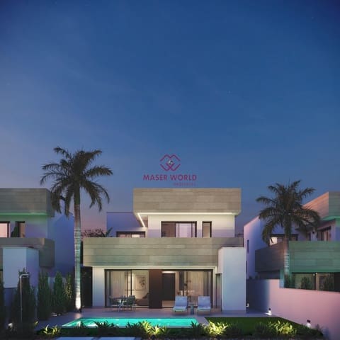 3 makuuhuone Huvila myytävänä paikassa Santiago de la Ribera, San Javier mukana uima-altaan - 599 000 € (Ref: 9385514)