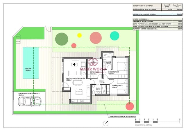 3 slaapkamer Villa te koop in Hondón de las Nieves met zwembad - € 321.000 (Ref: 9398436)