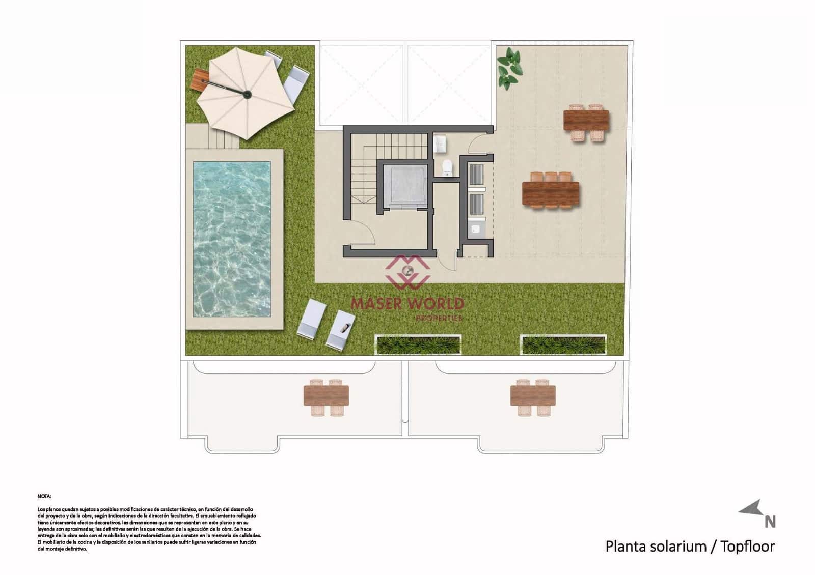 1 sypialnia Apartament na sprzedaż w Torre de la Horadada z basenem - 245 900 € (Ref: 9398439)