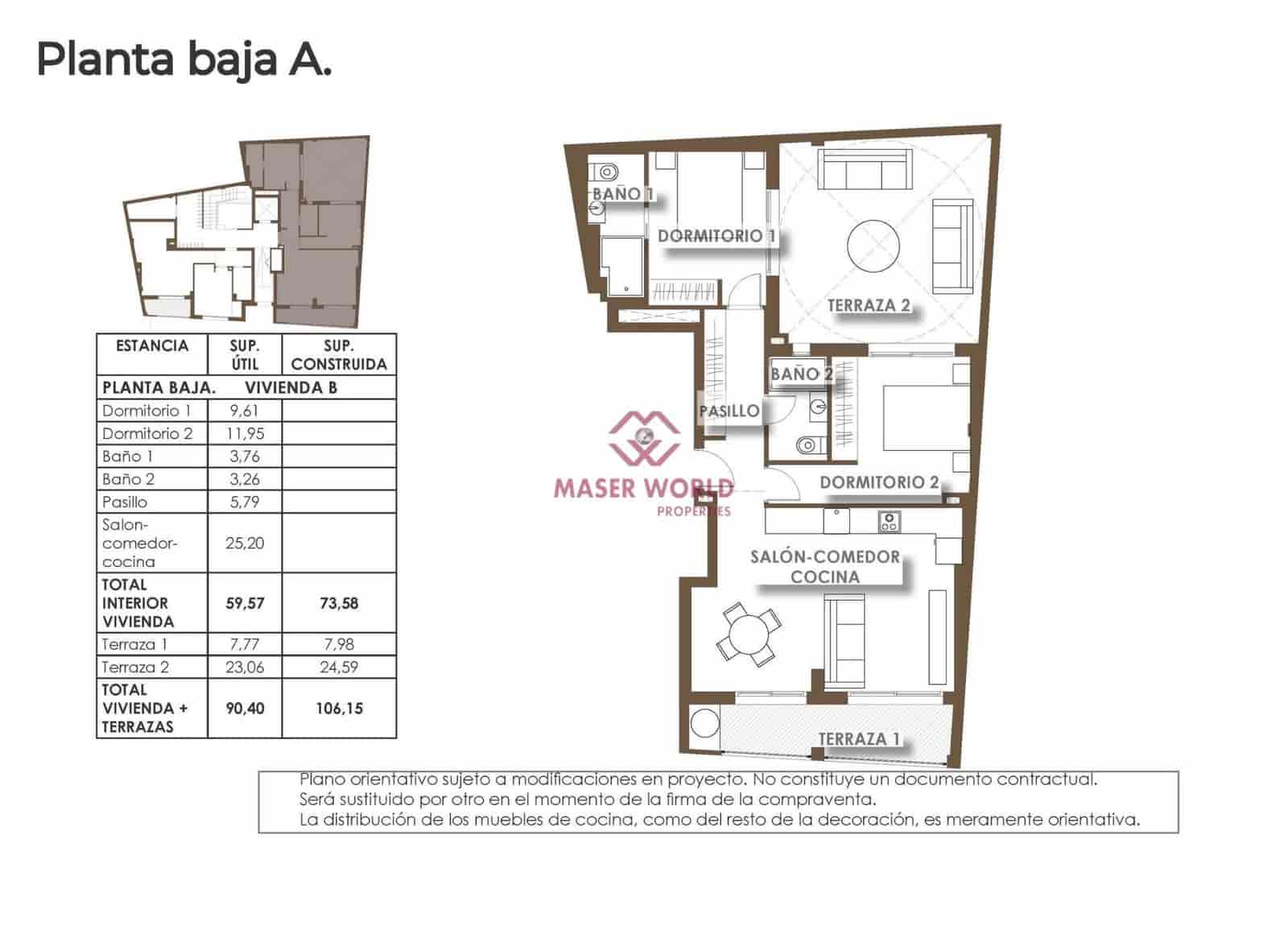 1 Zimmer Apartment zu verkaufen in Torrevieja mit Pool - 214.000 € (Ref: 9398441)