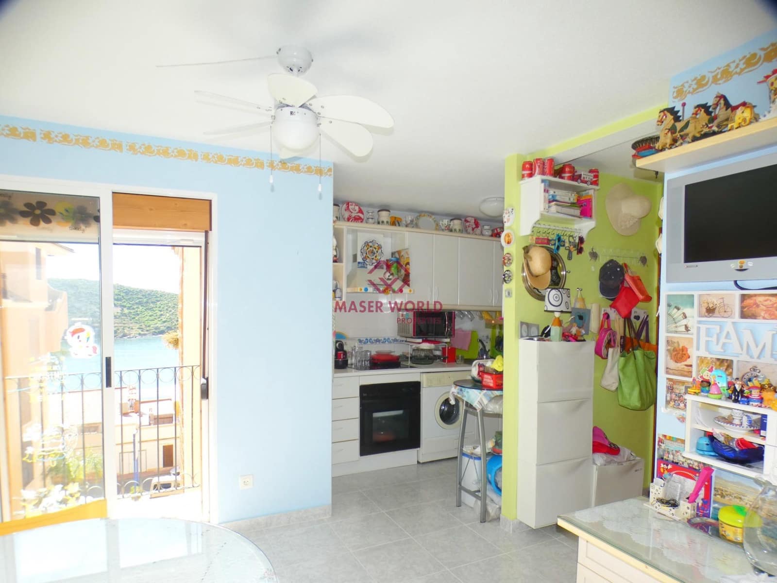 Studio til salg i Puerto de Mazarron med swimmingpool garage - € 104.000 (Ref: 9419637)