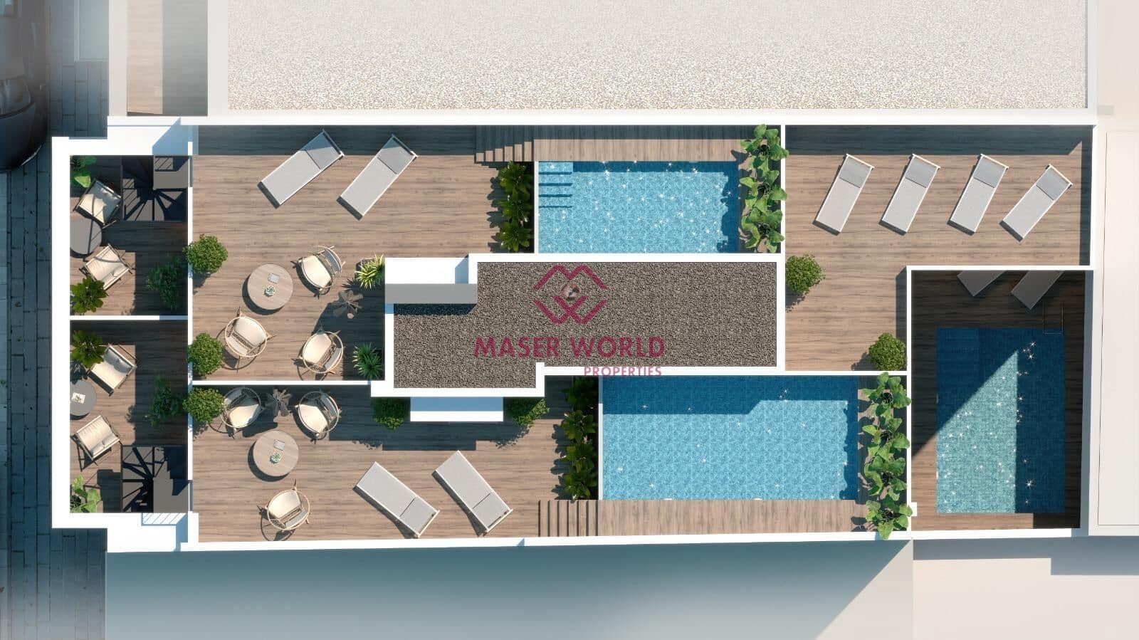 2 sypialnia Penthouse na sprzedaż w Torrevieja z basenem - 440 000 € (Ref: 9438463)