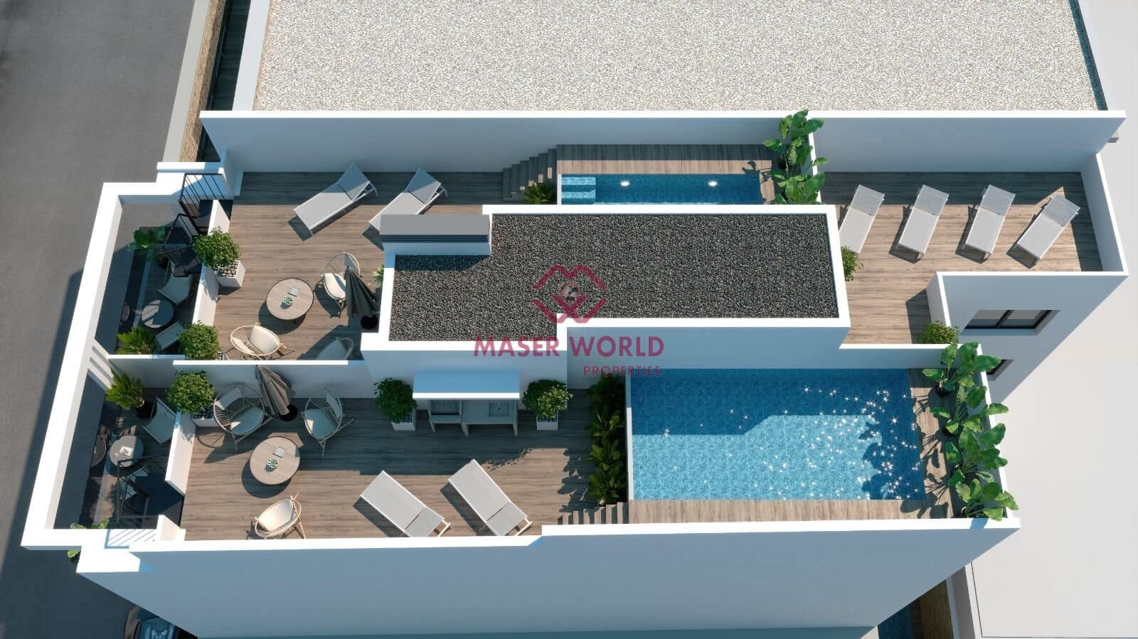 2 sypialnia Penthouse na sprzedaż w Torrevieja z basenem - 440 000 € (Ref: 9438463)