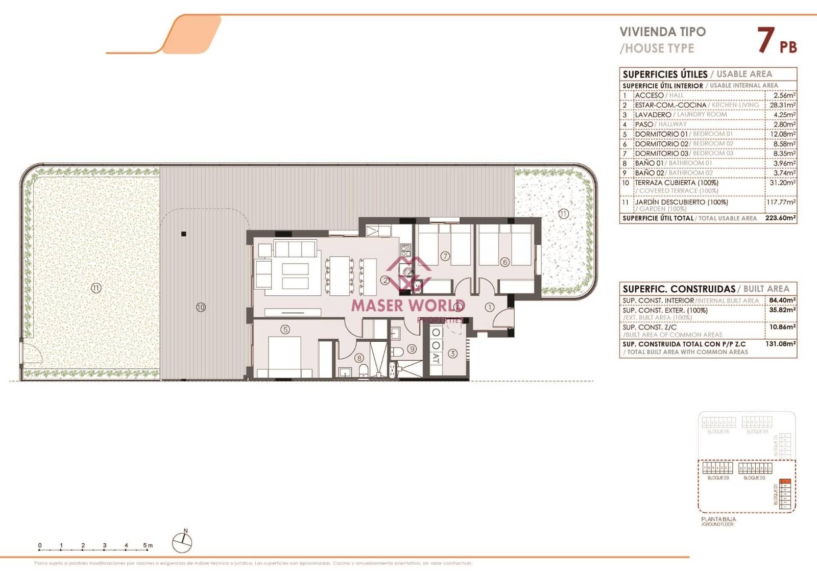 3 sovrum Lägenhet till salu i La Siesta med pool - 375 000 € (Ref: 9438469)