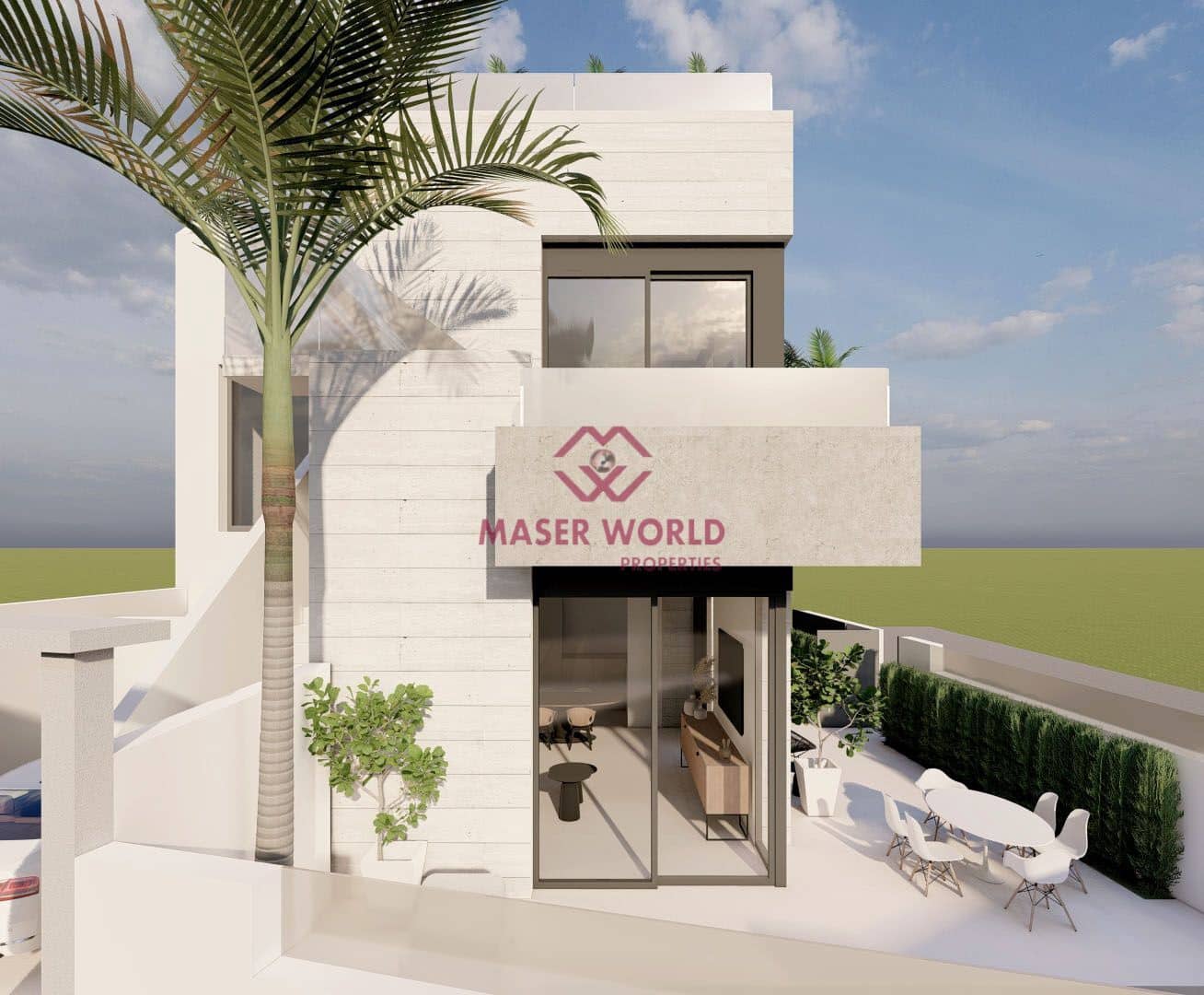 2 sovrum Bungalow till salu i Pilar de la Horadada med pool - 369 000 € (Ref: 9438475)