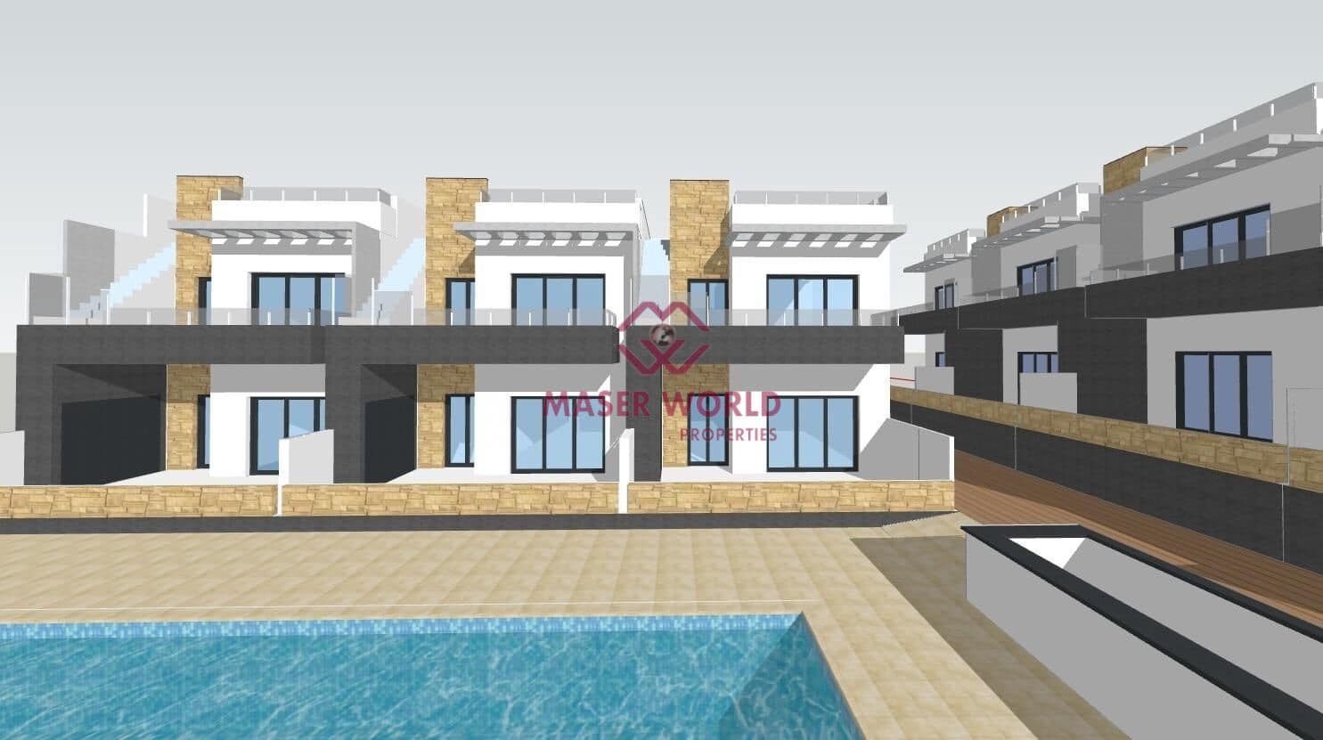 3 slaapkamer Bungalow te koop in Bigastro met zwembad - € 189.000 (Ref: 9446245)