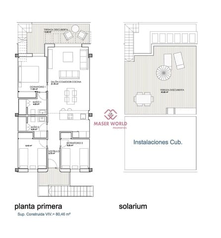 3 soverom Bungalow til salgs i Bigastro med svømmebasseng - € 219 000 (Ref: 9446250)