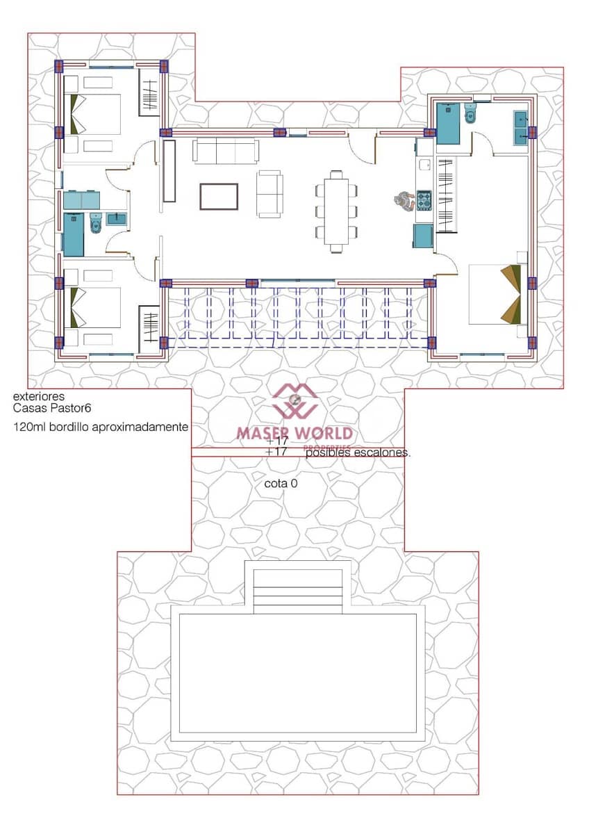 3 soveværelse Villa til salg i Pinoso med swimmingpool garage - € 356.000 (Ref: 9446251)