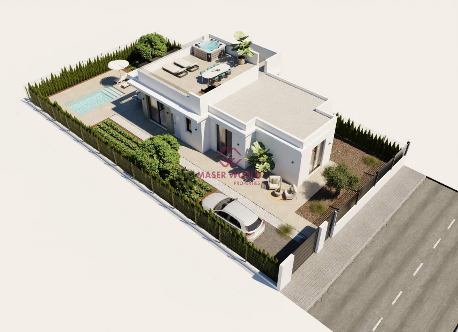 2 sovrum Villa till salu i Hacienda del Alamo med pool - 279 900 € (Ref: 9446262)