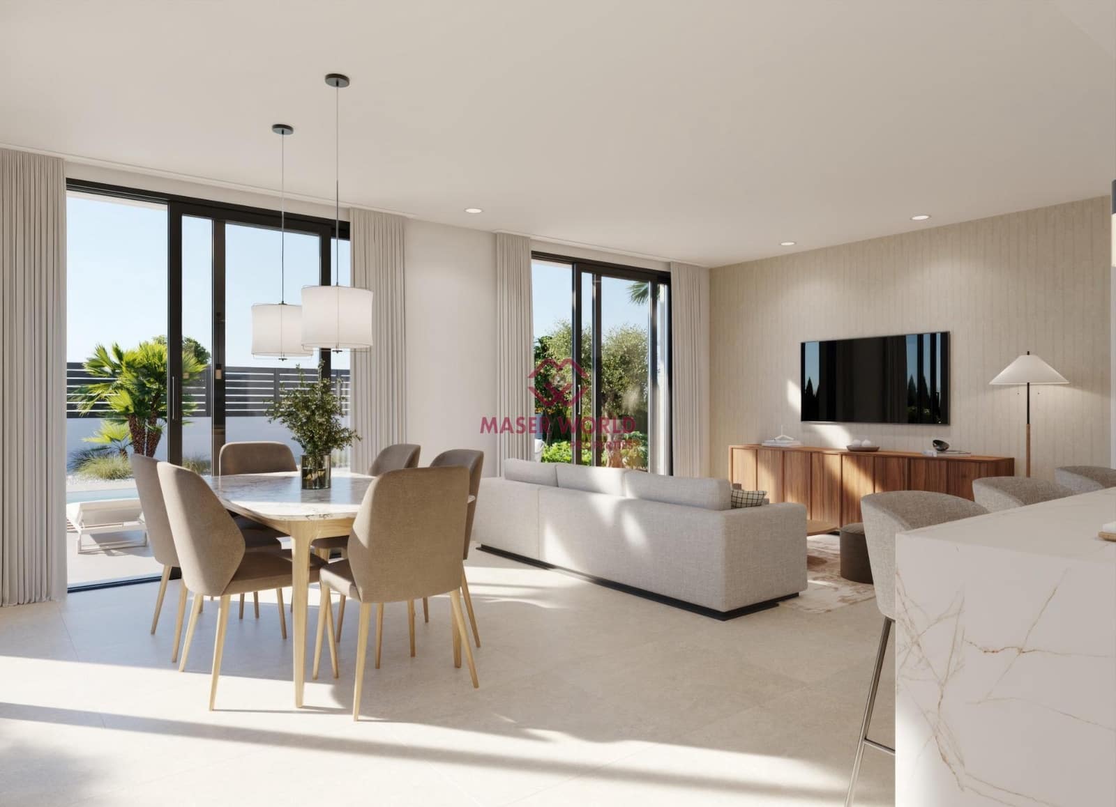 3 sypialnia Willa na sprzedaż w Hacienda del Alamo z basenem - 499 900 € (Ref: 9446263)