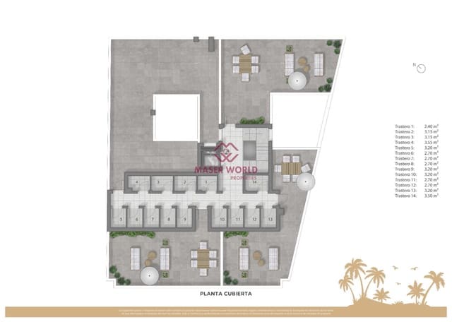 3 sypialnia Apartament na sprzedaż w Guardamar del Segura z basenem garażem - 325 000 € (Ref: 9446265)